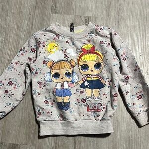 L.O.L. Surprise! Kids Floral Sweatshirt - Gray